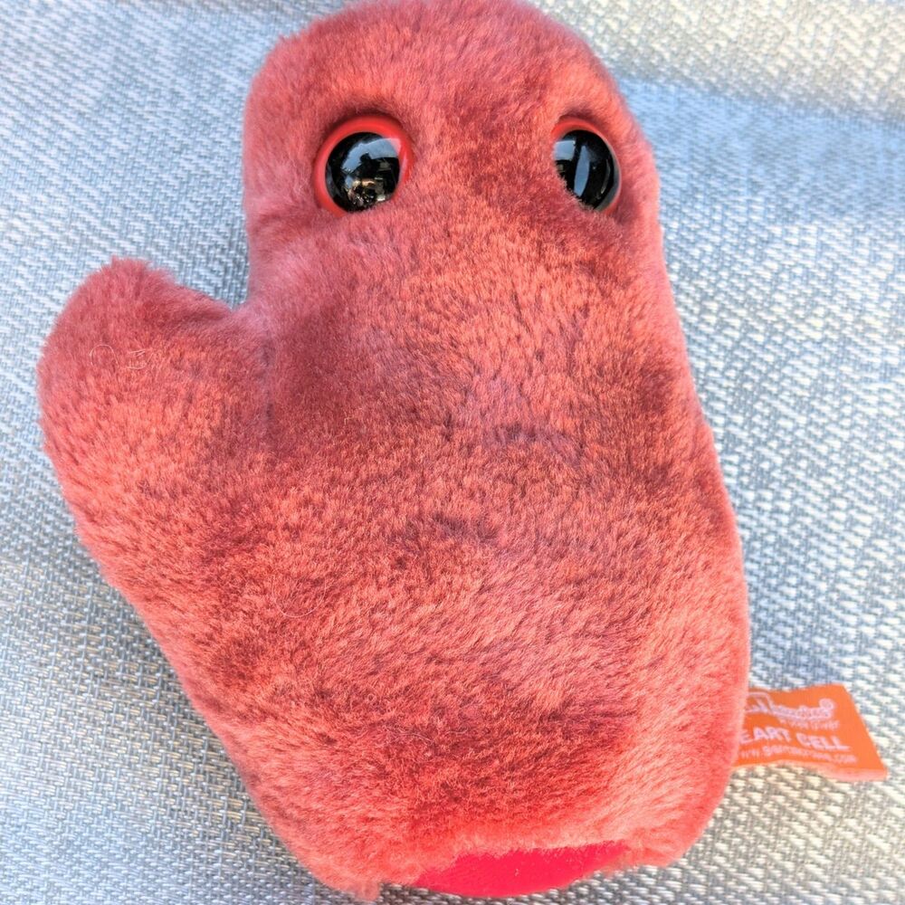 GiantMicrobes Plush Beating Works Heart Valve Surgery Gift Nurse Science